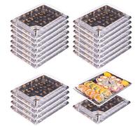 20 scatole Meal Prep: piatti da portata riutilizzabili con coperchio, contenitore riutilizzabile Meal Prep, contenitore per mealprep, piatti e meal prep box per panini, sushi, frutta e piatti (26 x 19