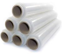 20 SCATOLI DI FILM ESTENSIBILE TRASPARENTE DA 2,5 KG BOBINE 50 CM PELLICOLA ALTA