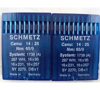 20 SCHMETZ DBx1 16x231 1738(A) 16x95 16x257 287 WH Nm:65/Size 9 Canu:14:25
