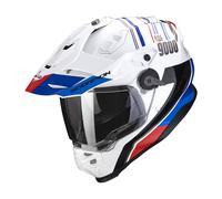 -20% SCORPION CASCO ADF-9000 AIR DESERT WHITE BLUE RED