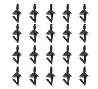 20 scudi da pesca in stile breakaway per rig di mare che forniscono clip di supporto per esche sicure e supportano ami più lunghi nella pesca con carrucola