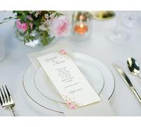 20 Segnapostii Matrimonio Personalizzati: Eleganti con Stampa Nomi e Dedica - Cartellini per Bomboniere e Confetti - Design Raffinato per Ringraziamento Ospiti, scegli la grafica (Grafica 4)