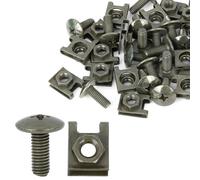 20 Set 6x16mm Auto Clips U Clip Phillips Vite Assortimento Verde