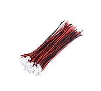 20 set di connettori JST, connettore angolare JST Micro 1.25MM maschio e femmina con cavi in filo di rame stagnato(2Pin)