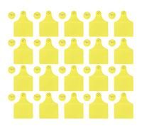 20 Set di etichette auricolari per l'identificazione del bestiame per capre, ovini, bovini, mucche, suini, forniture agricole (Grande 11 cm/4,33 pollici)