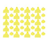 20 Set di etichette auricolari per l'identificazione del bestiame per capre, ovini, bovini, mucche, suini, forniture agricole (Piccolo 8/3,14 pollici)