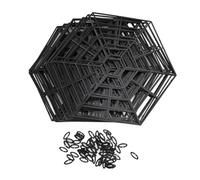 20 Set di reti protettive per pesci da laghetto, a 6 angoli, in plastica, per evitare il deterrente contro gli aironi