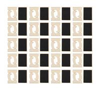 20 set mini lavagne in legno Segno di mantello Blackboard Stands Birthday Parties