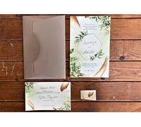 20 Set partecipazioni Nozze Personalizzate inviti Matrimonio Art.066 quantità a scelta