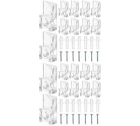 20 Sets Kit Per Appendere Lo Specchio Fissaggi Gancio Senza Cornice