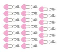 20 Sets Mini Lucchetti Con Chiavi Lucchetto Cuore Serrature Piccole