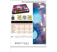20 Sfere a Led decorative per esterno/interno natale Giocoplast multicolor