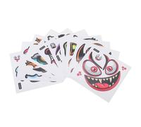 20 Sheets Adesivi Per Feste Di Halloween Adesivo Viso Fai -da -te Il