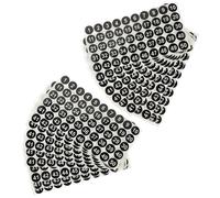 20 Sheets Adesivo Digitale Rotondo Etichette Numeriche Adesivi Numerici