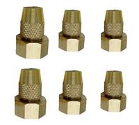 20 Sistema di raffreddamento per esterni a spruzzo a rame puro a spruzzo puro puro insetti freno per fertilizzanti agricoli, ugello del sistema di nebbia 0,008 pollici 8-edge adjustable nozzle 20pcs