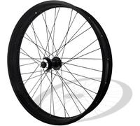20 "Snow Bike 26" X4.0 Fat Bicycle in Lega di Alluminio A Sgancio Rapido 9x135mm 6 Bulloni Freno A Disco, Black, 20in