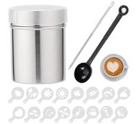 20 spargicacao per cappuccino, in acciaio inox