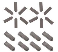 20 Spazzole Carbonio Pezzi Argento Asciugacapelli per Motore | Ricambio in Carbonio, Montaggio Preciso, Lunga Durata, Compatibilità Ampia Phon e Motorino