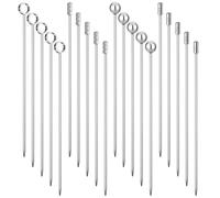 20 spiedini da cocktail in acciaio inox Basicon Martini, cocktail sticks in acciaio inox Stirrer Cocktails riutilizzabili cocktail Picks per olive antipasti Bloody Mary, 11 cm