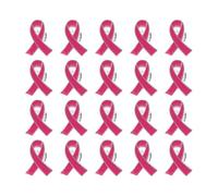 20 spille a nastro facili da usare come regalo per volontariato, alla moda, in lega, per gioielli, torace, accessori per eventi di beneficenza, Misura unica, come descritto