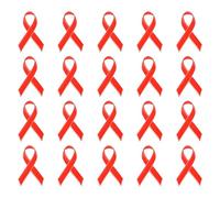 20 spille di sicurezza per eventi di beneficenza, stampa sicura 4 cm, in lega, per uso sociale, spilla per volontariato, Taglia unica, come descritto