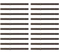 20 staffe per mensole nascoste, resistenti, invisibili, per muratura, kit di supporto fai da te (14 x 140 mm)
