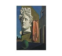 20+ stampe famose di Giorgio De Chirico La canzone d'amore su tela stampa artistica da parete poster per casa scuola ufficio decorazione senza cornice 40,6 x 61 cm
