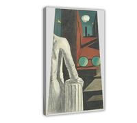 20+ stampe famose di Giorgio De Chirico La Serenità dello Studioso Poster per l'Estetica della Stanza Poster su Tela Wall Art Poster e Cornice 30,5 x 45,7 cm