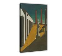 20+ stampe famose di Giorgio De Chirico The Enigma of A Day Poster Stampa per Camera di Ragazzi e Ragazzi Tela Tela Tela Stampa su Tela Stampa su Tela 30,5 x 45,7 cm
