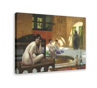 20+ stampe famose di Jean-Léon Gérôme Femmes Au Bain Art Wall Decoration Poster Family Bar Ristorante Garage Cafe Cartello artistico Cornice regalo 61 x 91,4 cm