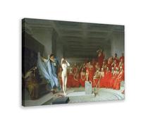 20+ stampe famose di Jean-Léon Gérôme Phryne rivelato prima dell'Areopago, poster decorativo per casa, scuola, ufficio, 50,8 x 76,2 cm