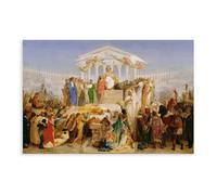 20+ stampe famose di Jean-Léon Gérôme The Age of Augustus Art Wall Decoration Poster Family Bar Restaurant Garage Cafe Art Sign Gift Unframe 40,6 x 61 cm