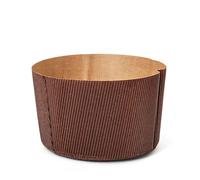 Decora 0320158 Forme Canasta/Panettone ø 15 X H 11 cm-750 G, 20, Carta di cellulosa, Marrone, 750 g-20 Pezzi