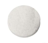 20 stoppini circolari in lana per caminetti da tavolo, 6,1 x 1,1 cm, nucleo di ricambio a bioetanolo, resistenti al calore fino a 1.593 °C, colore bianco