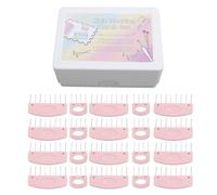 20 Stück Häkel Blocking Pins Set 4 Nadeln und 8 Nadeln Strick Blocking Kämme mit Aufbewahrungsbox für Strickprojekte Haushalt Pale Roseate Christmas Gifts