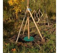 20 tappetini per il controllo dell'erba in tessuto non tessuto per alberi che promuovono uno sviluppo sano (15 cm)