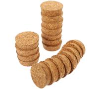 20 tappi di sughero per bottiglie, tappi di sughero conici in legno per