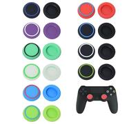 20 tappi joystick in silicone per controller PS5 - Compatibile con controller PS4, Xbox Series X/S & DualSense | Bacchette di ricambio con diversi colori, impugnatura antiscivolo