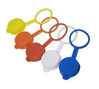 20 TAPPI PER BOTTIGLIE IN PLASTICA CON COLLARINO MISURA UNIVERSALE PER TUTTE LE BOTTIGLIE COLORI MISTI