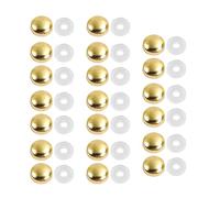 20 tappi per viti in vetro da 16 mm, per chiodi decorativi, viti di fissaggio in plastica, lavatrici, piatti, pubblicità, chiodi di fissaggio, viti decorative con cappucci