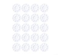 20 tavolozze di pittura per bambini con ampia area di miscelazione e 10 pozzetti, design in plastica leggera, perfette per la pittura creativa in classe e all'aperto