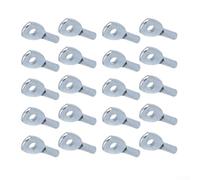 20 terminali ad occhiello per cavi per sistemi di pulegge per casa, palestra, per fissare le estremità dei cavi su Lat Pulldown petto Fly Row Tricipiti Stand Machines 5 mm 6 mm (per 6 mm)