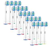 20 Testine Di Ricambio per Spazzolino Elettrico Oral B, Ricambio Testine Spazzolino Elettrico Compatibili con Oral B Braun, Ricariche Ricarica Spazzolino Elettrico Compatibile con Oral B
