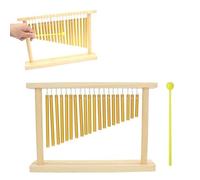 20 toni Chime, Single Row Music Percussion Instruments, Wind Chime Tree con martello, 20 bar, suoneria metallica, campanella a vento per meditazione musicale, yoga in classe