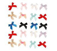 20 toppe con fiocco in colori misti, alla moda, accessori per abbigliamento, ideali per decorazioni e lavori artigianali