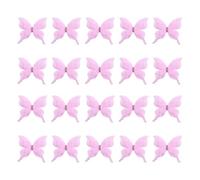 20 toppe ricamate con strass, a forma di farfalla, da cucire, in tessuto, per cucito, artigianato, abbigliamento