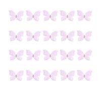 20 toppe ricamate con strass, a forma di farfalla, da cucire, in tessuto, per cucito, artigianato, abbigliamento