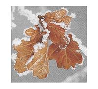 20 tovaglioli 33 x 33 cm Frozen Leaves