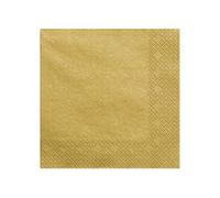 20 tovaglioli 33 x 33 cm Oro Metallizzato//Deko Napkins ornamento decorazione tavolo matrimonio comunione