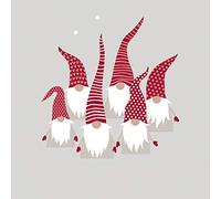 20 tovaglioli a forma di gnomo natalizio, 33 cm